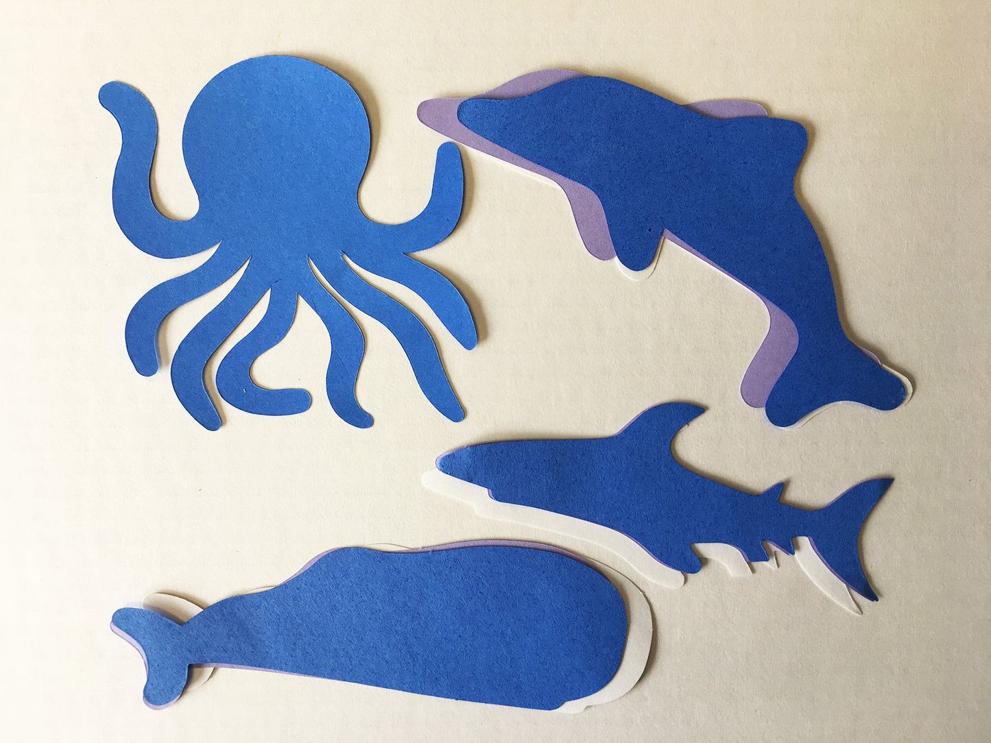 SHAPES ETC. Large Cut-Out Set - Ocean