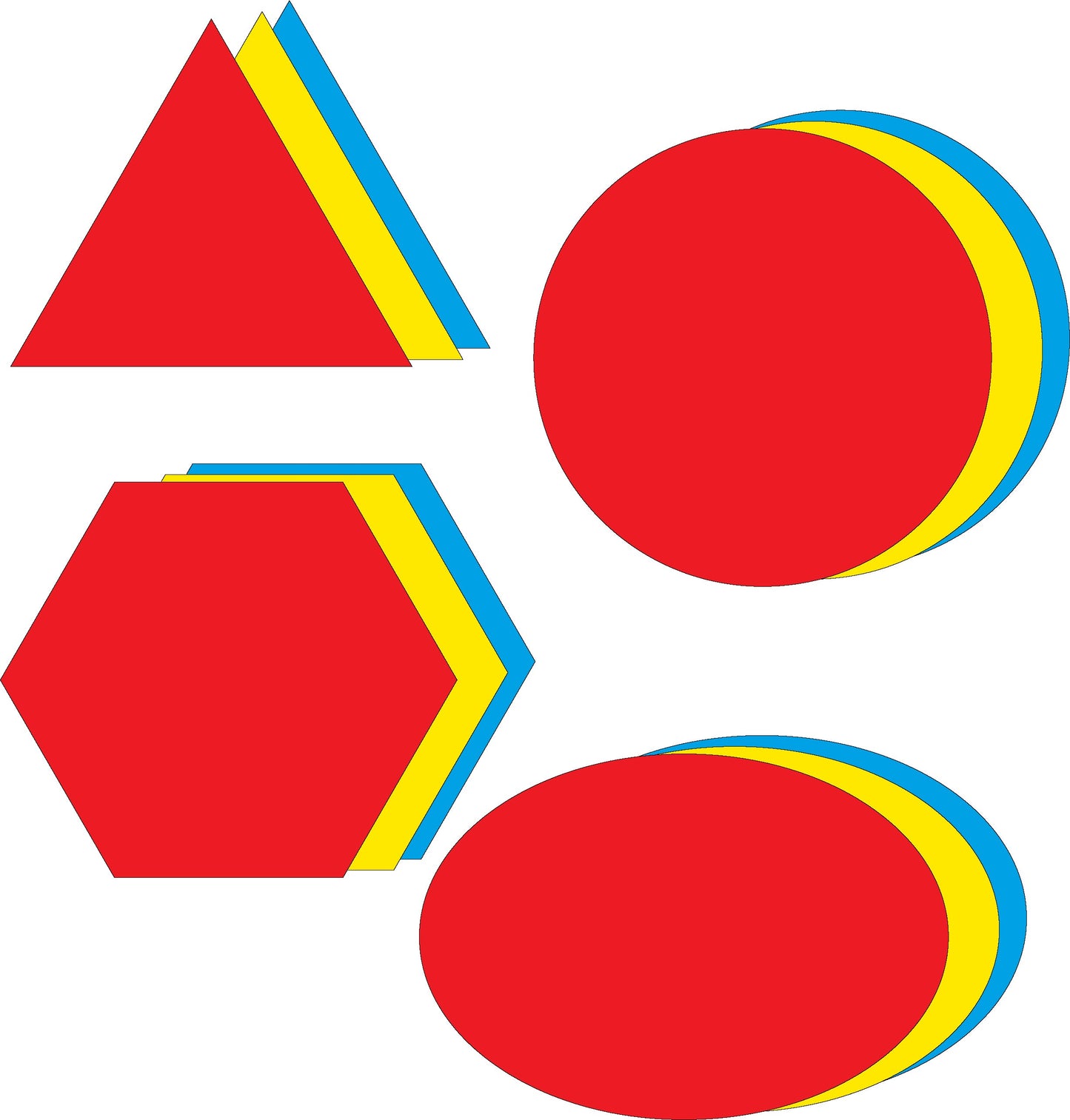 SHAPES ETC.  Cut-Out Set - Basic Shapes