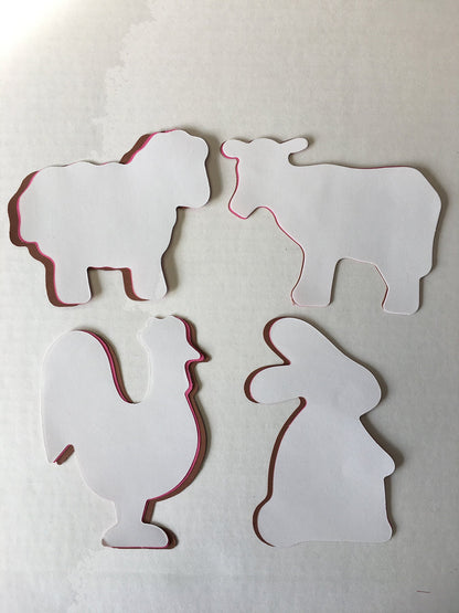 SHAPES ETC.  Cut-Out Set - Farm