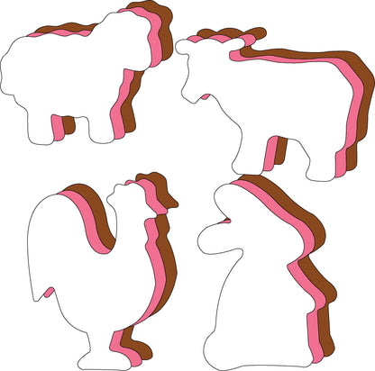 SHAPES ETC.  Cut-Out Set - Farm