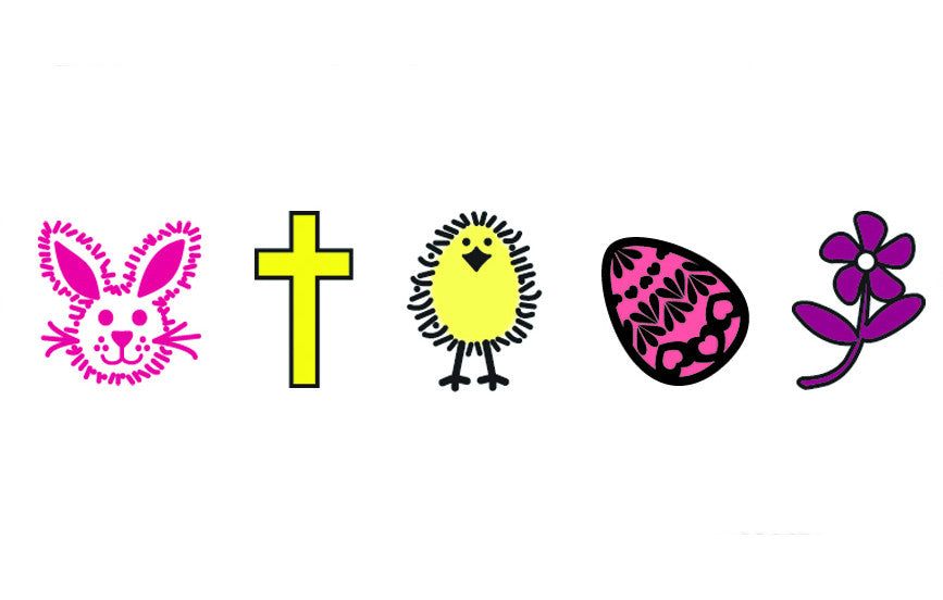 SHAPES ETC.  Incentive Stamp - Easter Set