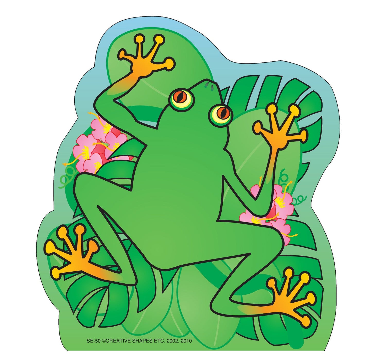 SHAPES ETC.  Large Notepad - Tree Frog