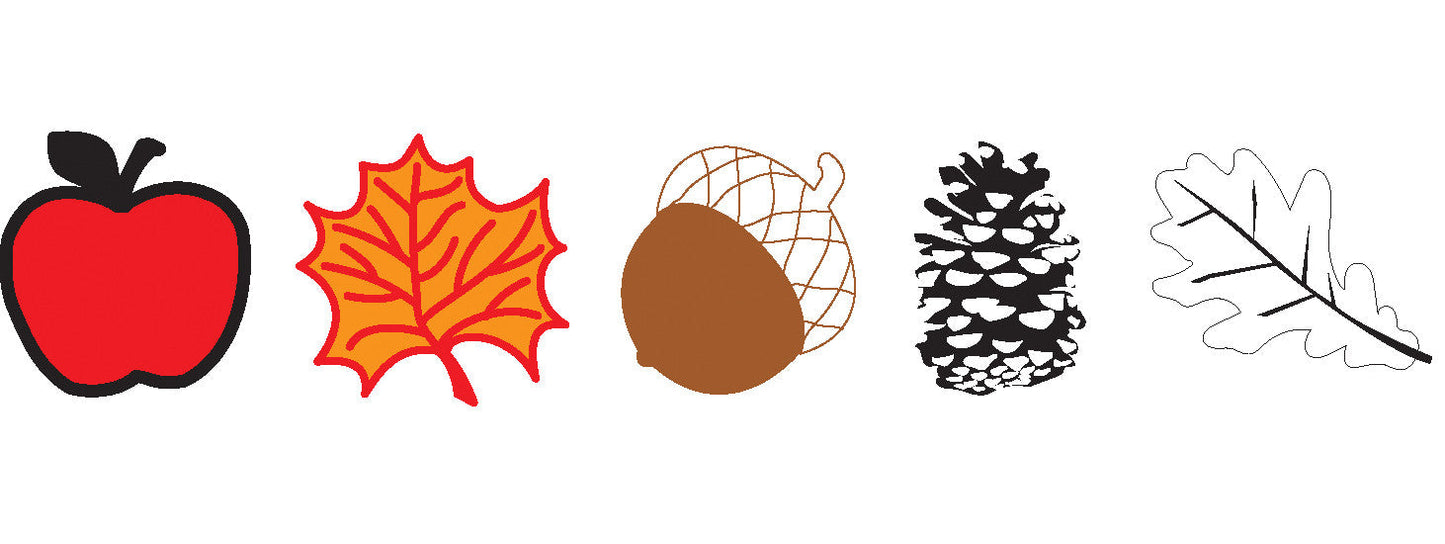 SHAPES ETC. Incentive Stamp - Fall Set