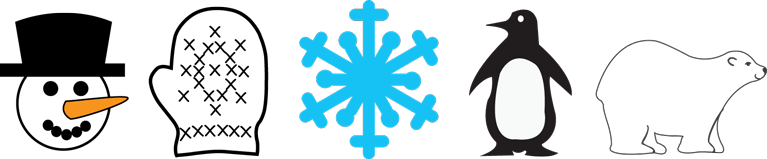 SHAPES ETC. Incentive Stamp - Winter Set