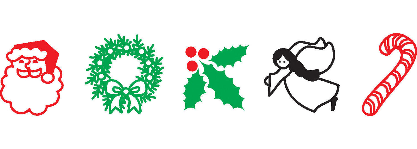 SHAPES ETC.  Incentive Stamp - Christmas Set