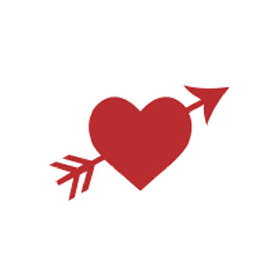SHAPES ETC.  Incentive Stamp - Heart and Arrow
