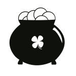 SHAPES ETC.  Incentive Stamp - Pot of Gold