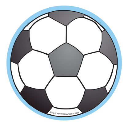 SHAPES ETC.  Large Notepad - Soccerball