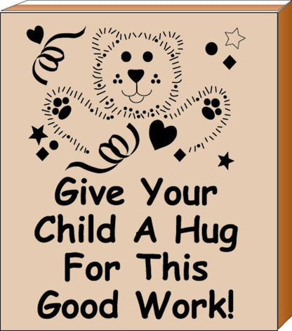 SHAPES ETC.  Teacher's Stamp - Hug