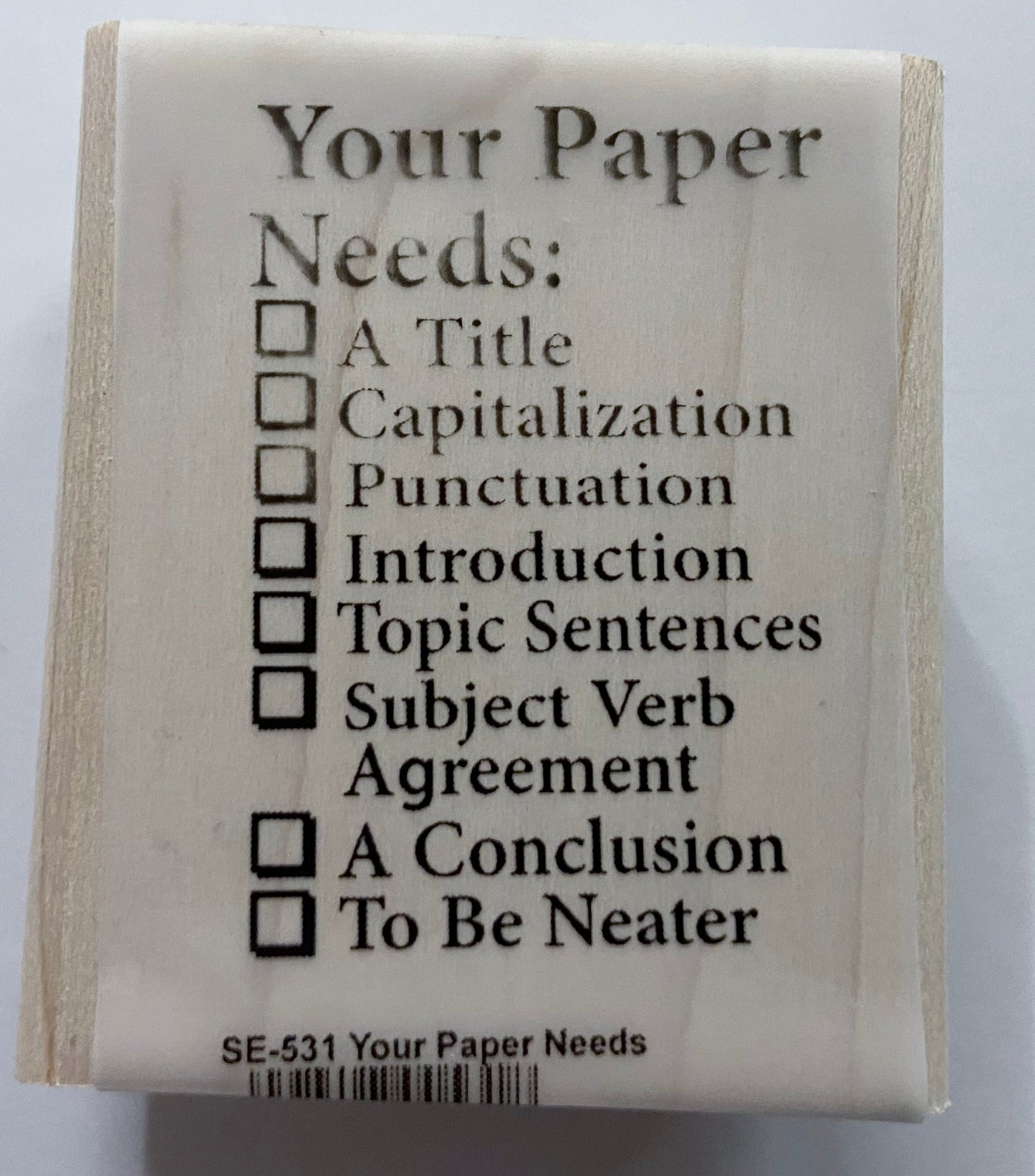 SHAPES ETC.  Teacher's Stamp - Your Paper Needs