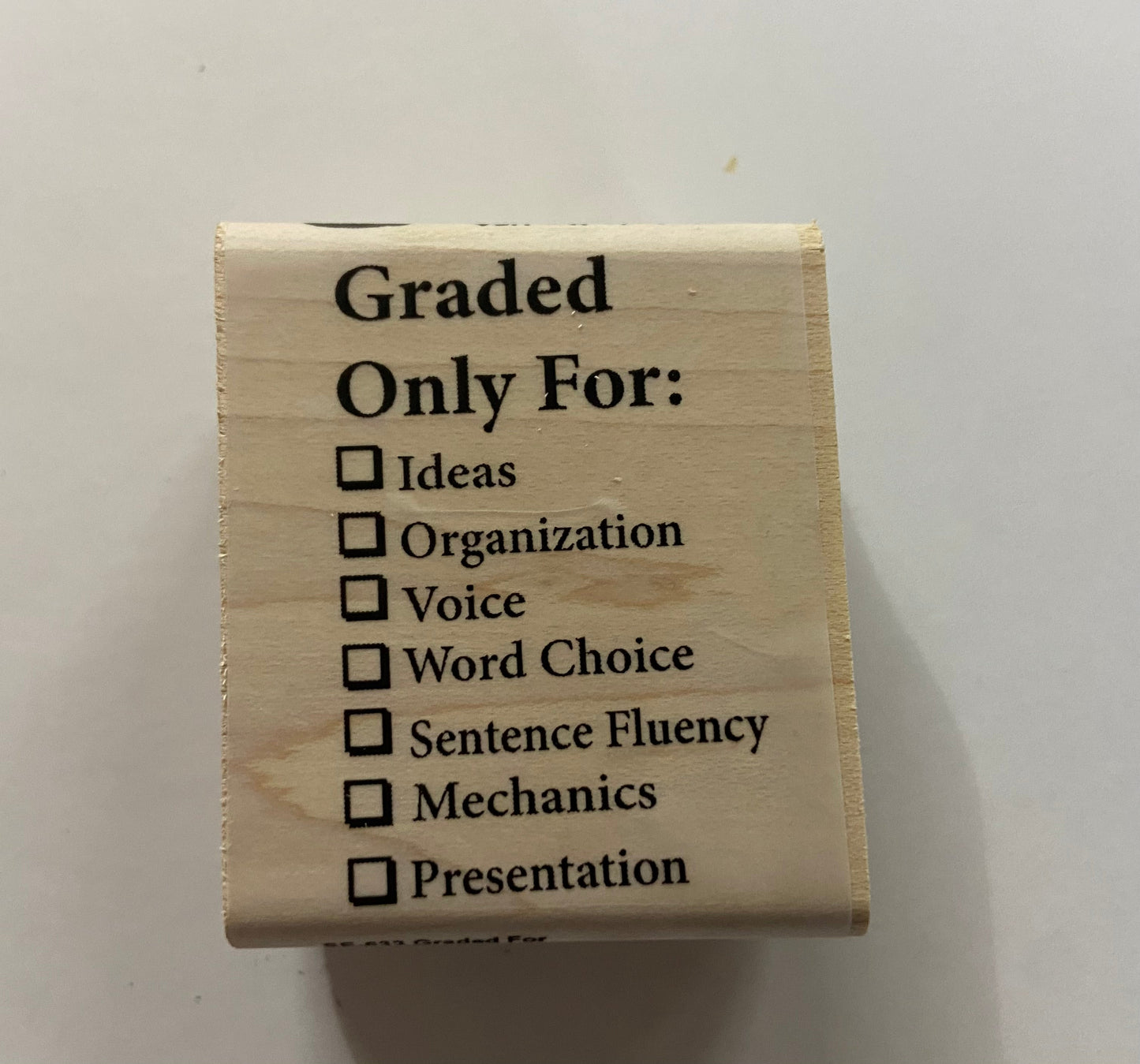 SHAPES ETC. Teacher's Stamp - Graded For