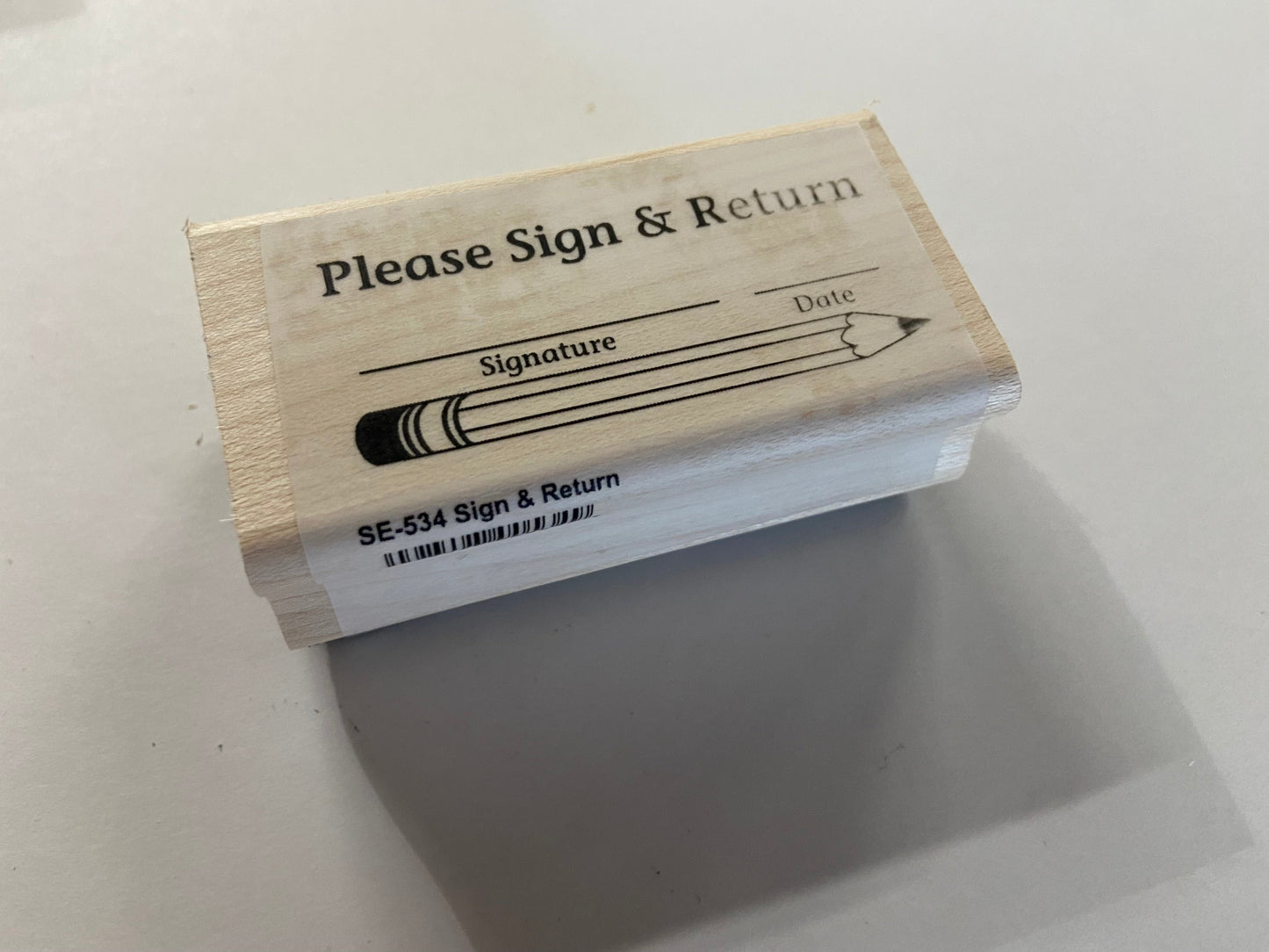 SHAPES ETC. Teacher's Stamp - Sign & Return