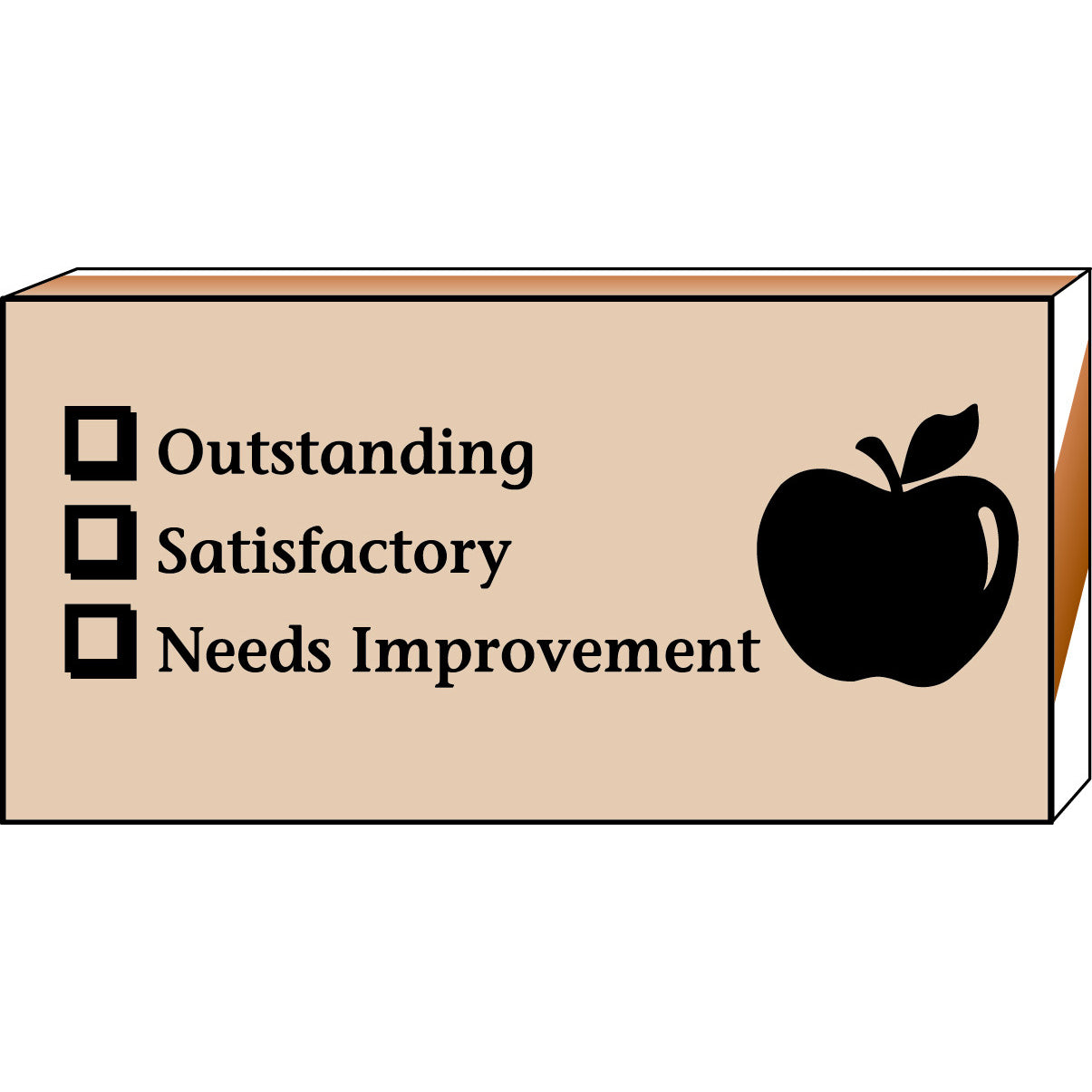 SHAPES ETC.  Teacher's Stamp - Apple Checklist