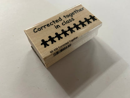 SHAPES ETC.  Teacher's Stamp - Corrected Together