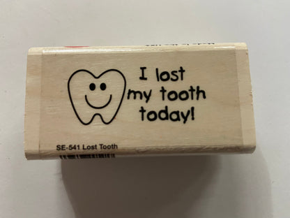 SHAPES ETC.  Teacher's Stamp - Lost Tooth