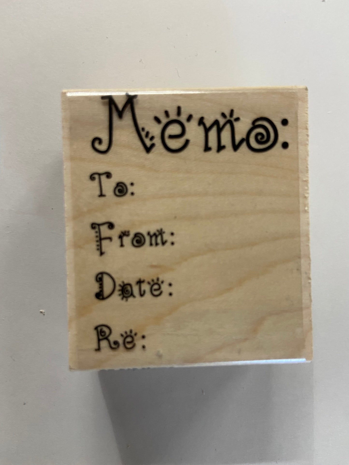 SHAPES ETC. Teacher's Stamp - Memo