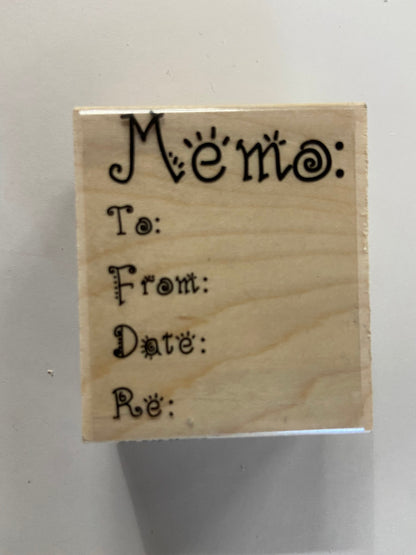 SHAPES ETC. Teacher's Stamp - Memo