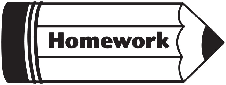 SHAPES ETC. Self Inking Teacher Stamp - Homework