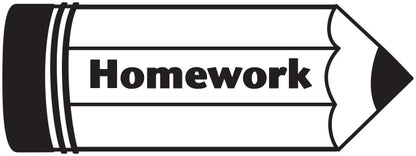 SHAPES ETC. Self Inking Teacher Stamp - Homework