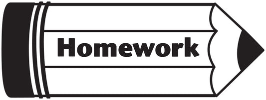 SHAPES ETC. Self Inking Teacher Stamp - Homework