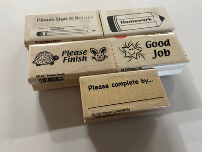 SHAPES ETC.  Teacher's Helper Stamp Set