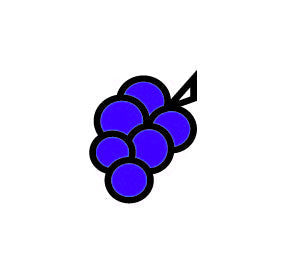 SHAPES ETC. Incentive Stamp - Grapes