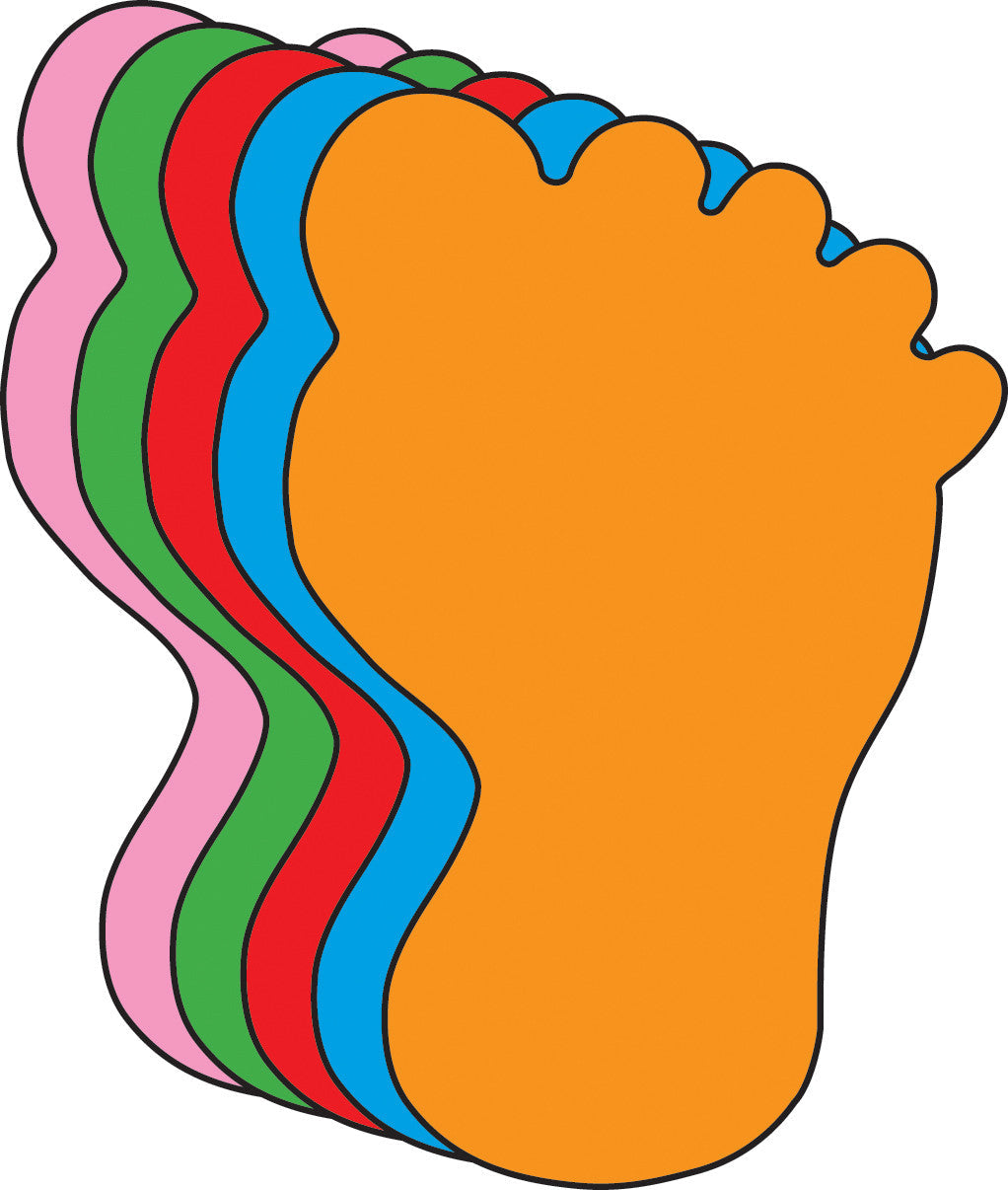 SHAPES ETC. Small Assorted Cut-Out - Foot