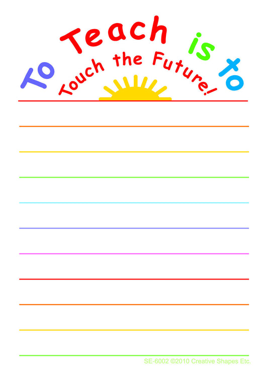 SHAPES ETC. Notes & Quotes - Touch the Future