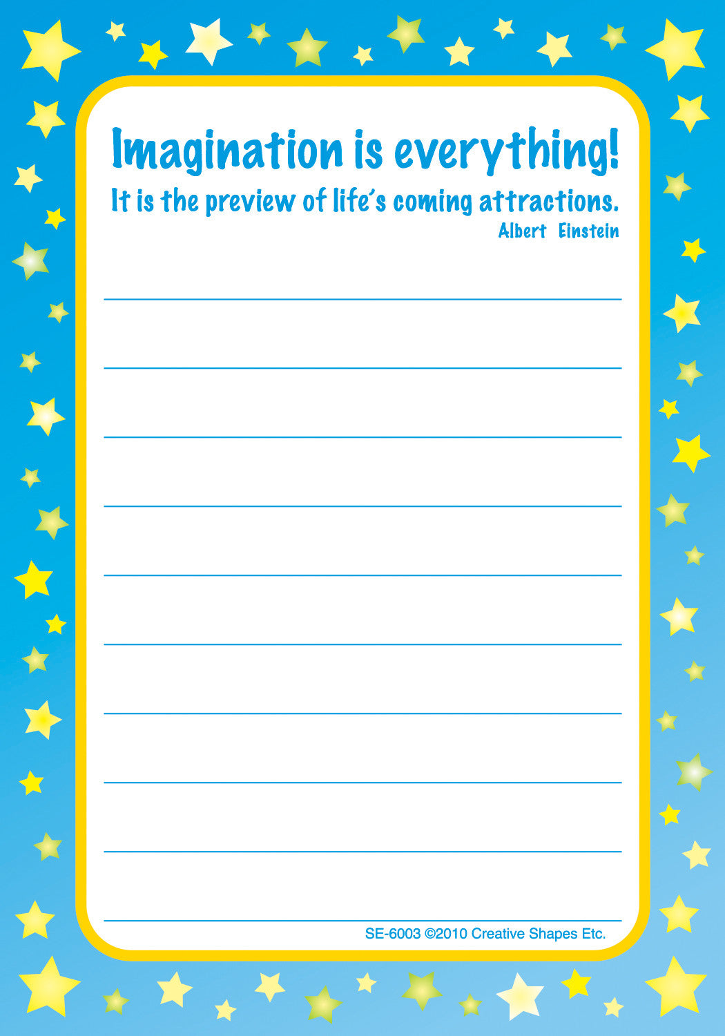 SHAPES ETC. Notes & Quotes - Imagination