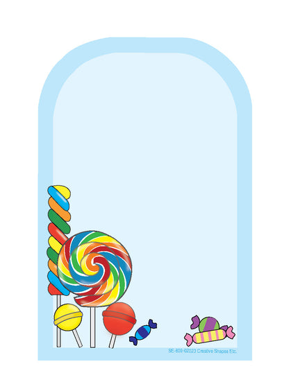 SHAPES ETC.  Mini Cardstock Accents - Candy