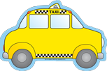 SHAPES ETC.  Large Notepad - Taxi