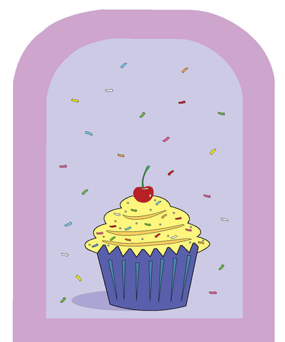 SHAPES ETC.  Mini Cardstock Accents - Cupcake