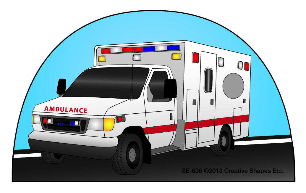 SHAPES ETC. Mini Notepad Ambulance
