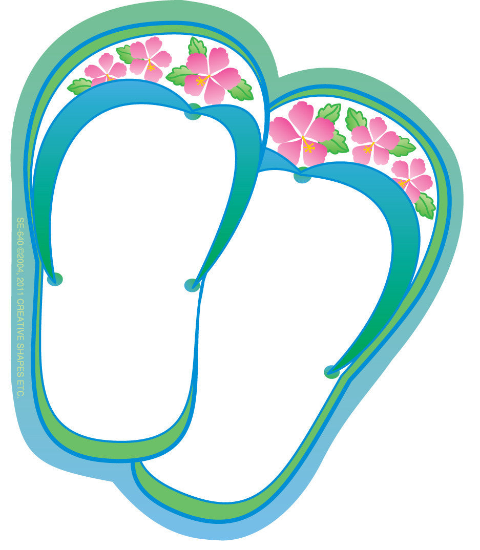 SHAPES ETC. Mini Notepad - Flip Flops