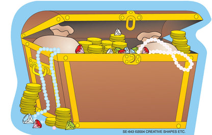 SHAPES ETC. Mini Notepad - Treasure Chest