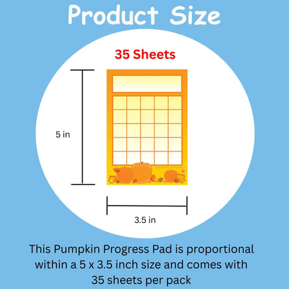 SHAPES ETC. Progress Pads - Pumpkins