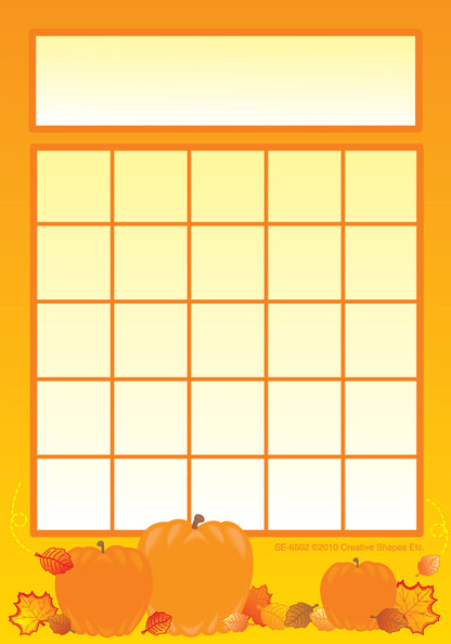 SHAPES ETC. Progress Pads - Pumpkins