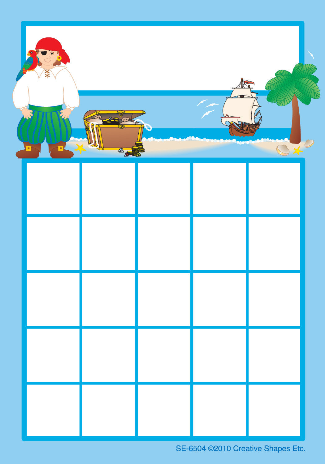 SHAPES ETC. Progress Pads - Pirate