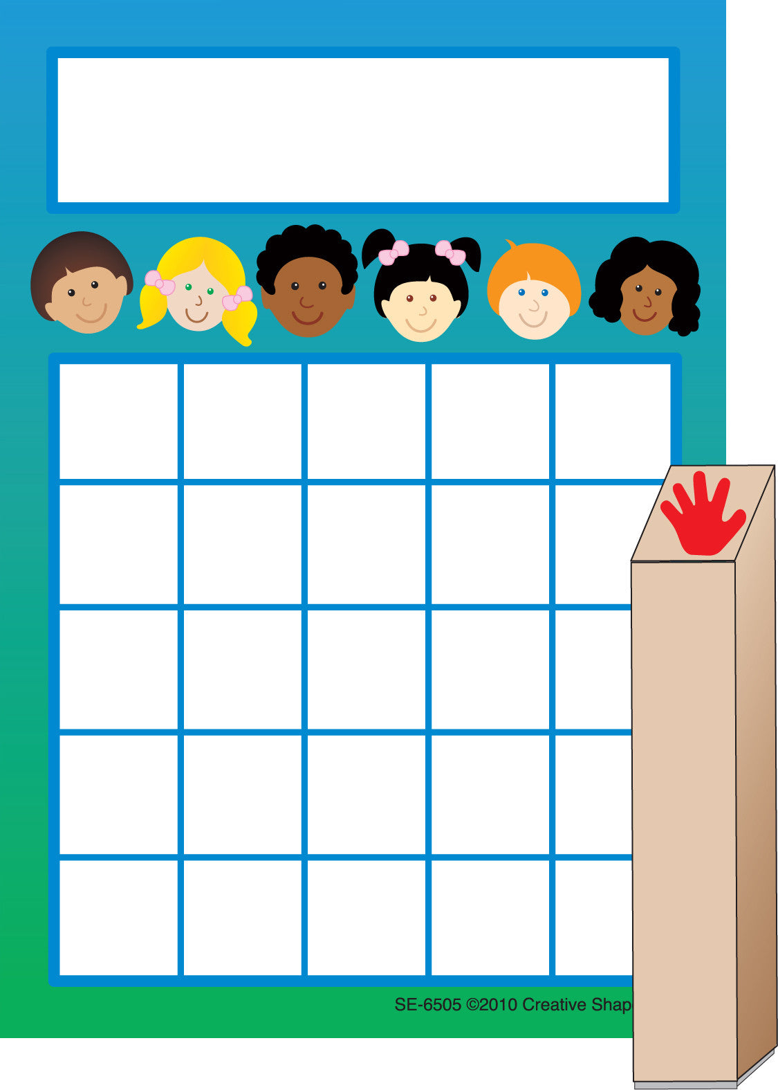 SHAPES ETC. Kids Progress Pad/ Stamps Set