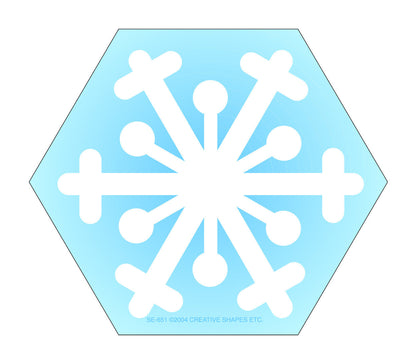 SHAPES ETC. Mini Notepad - Snowflake
