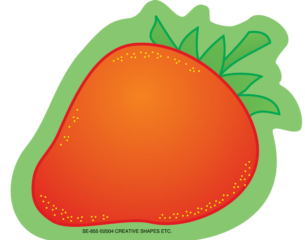 SHAPES ETC. Mini Notepad - Strawberry