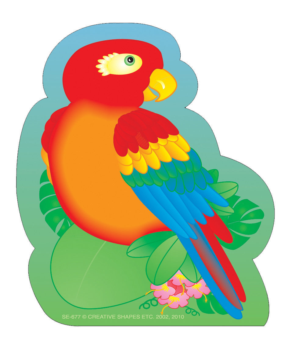 SHAPES ETC. Mini Notepad - Parrot