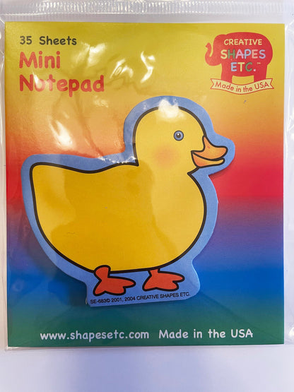 SHAPES ETC. Mini Notepad - Duckling