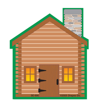 SHAPES ETC. Mini Notepad - Cabin