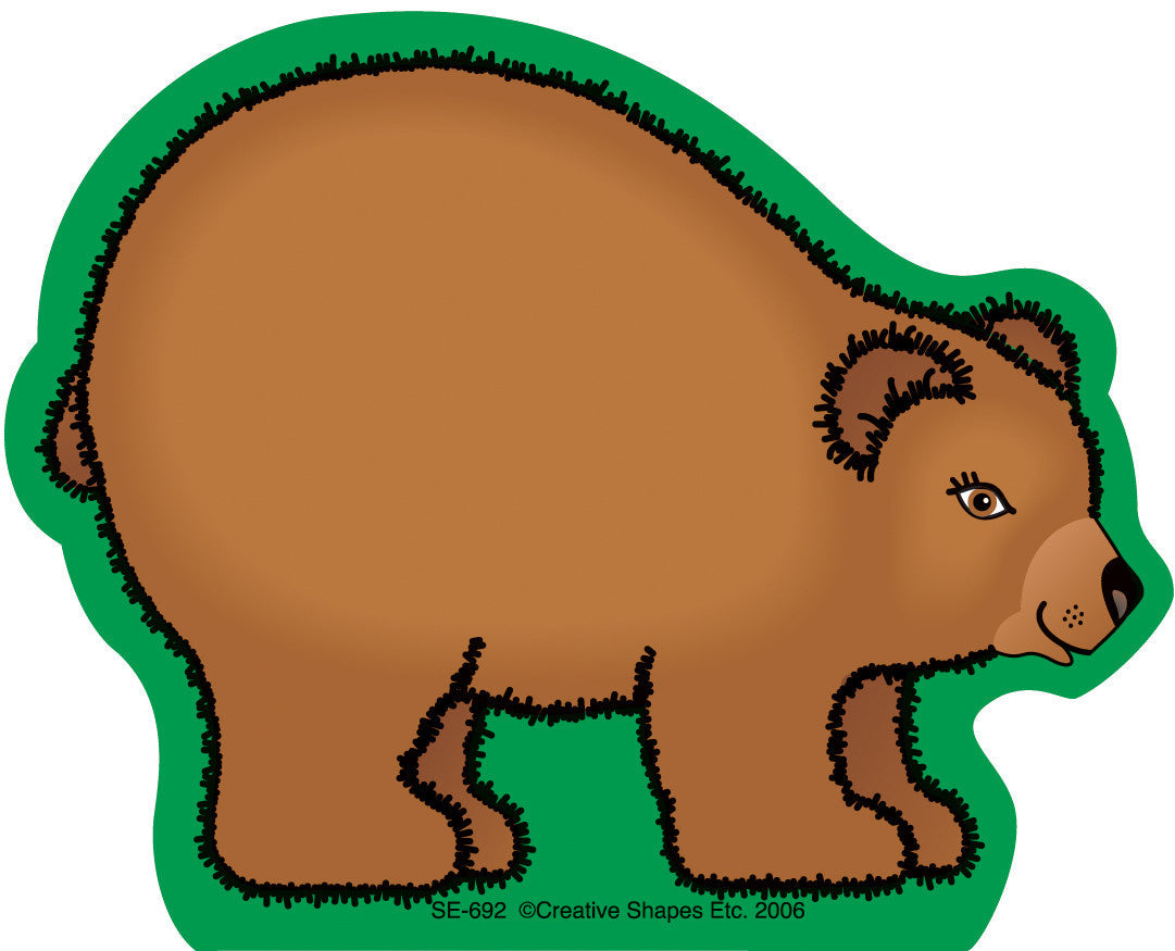 SHAPES ETC. Mini Notepad - Bear/Wild