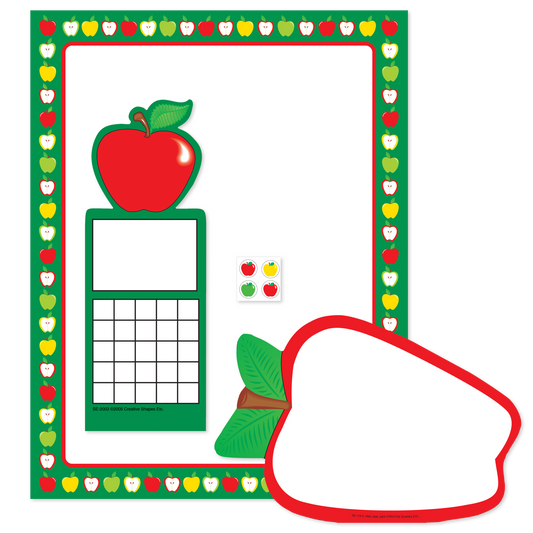 SHAPES ETC. Stationery Set - Apple