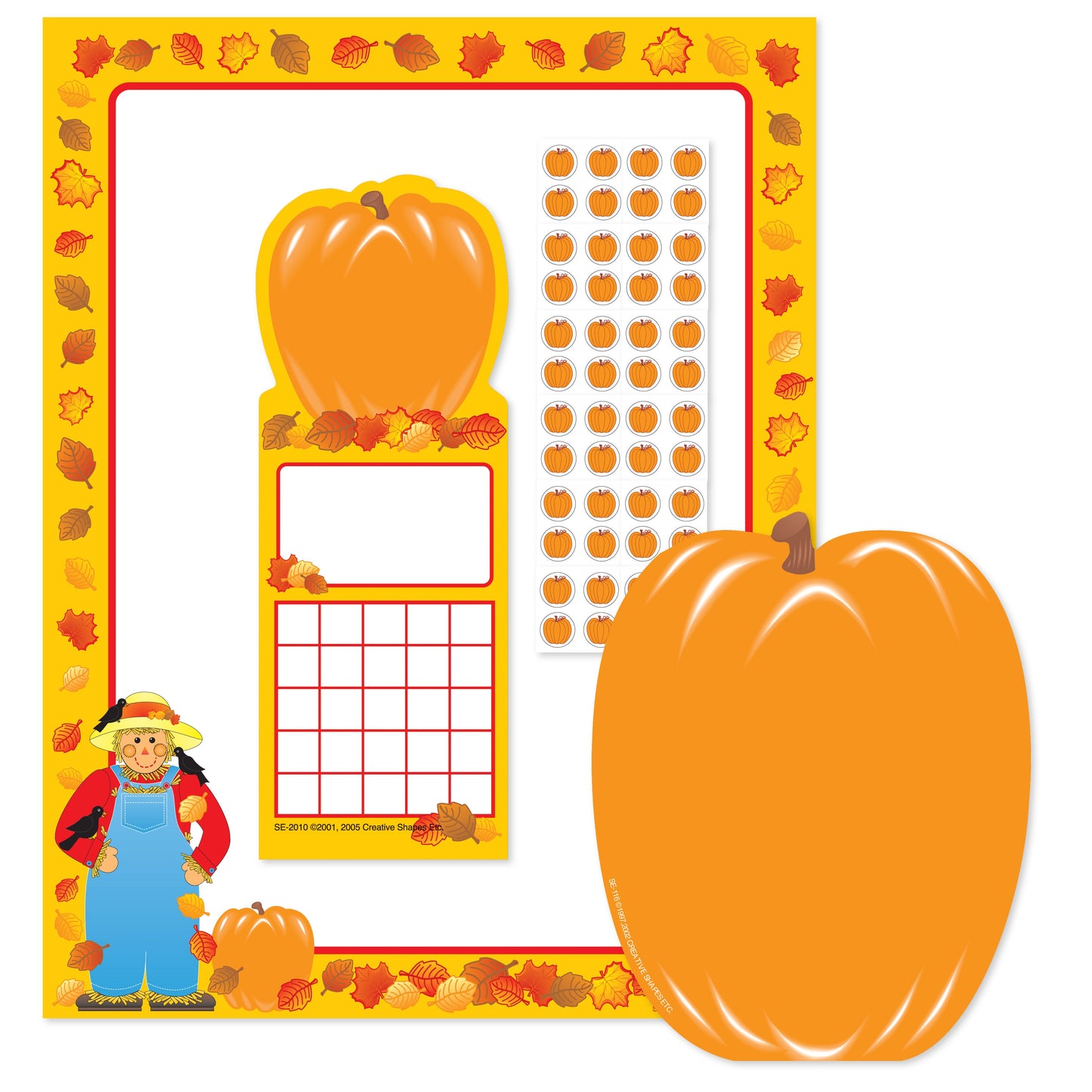 SHAPES ETC. Stationery Set - Fall