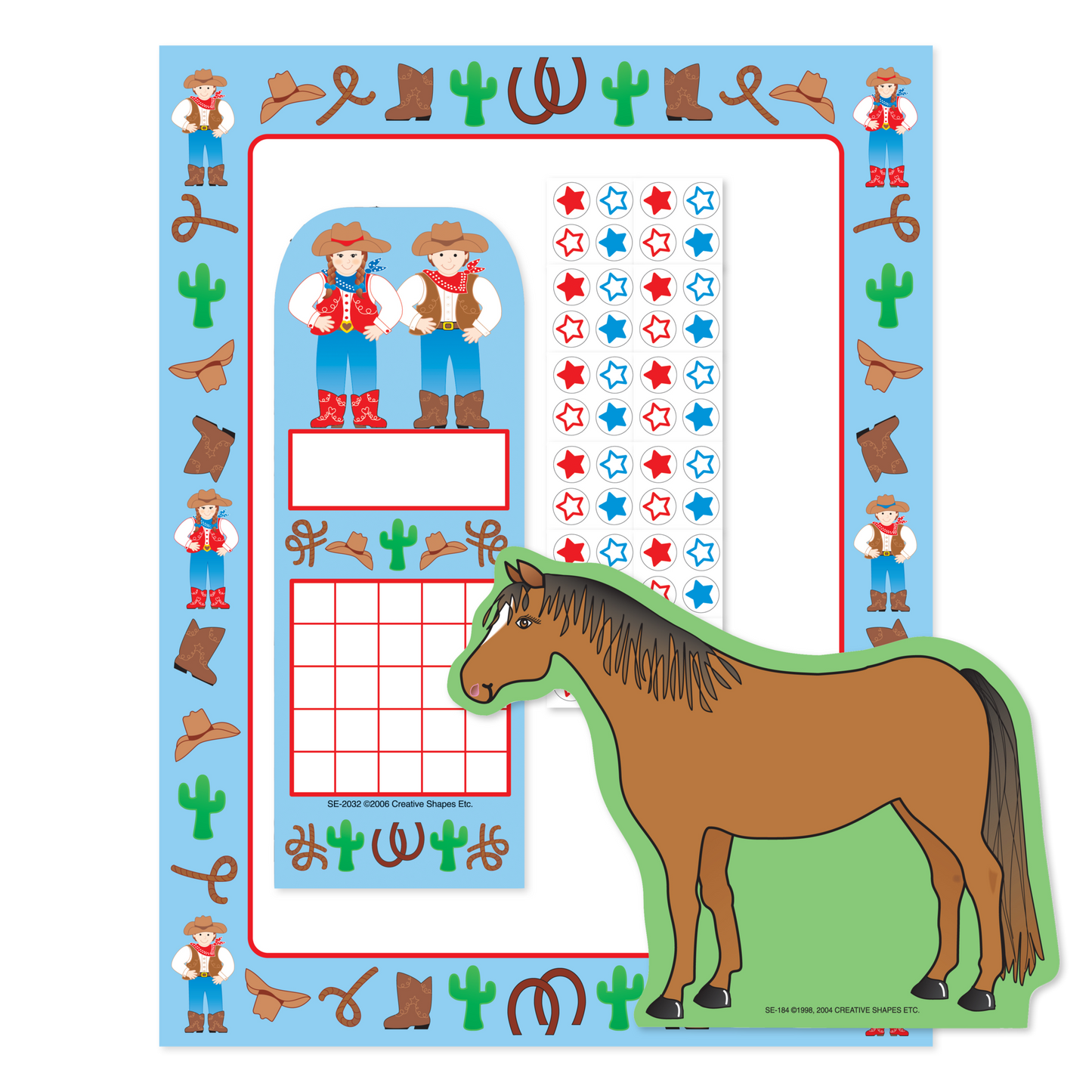 SHAPES ETC. Stationery Set - Western
