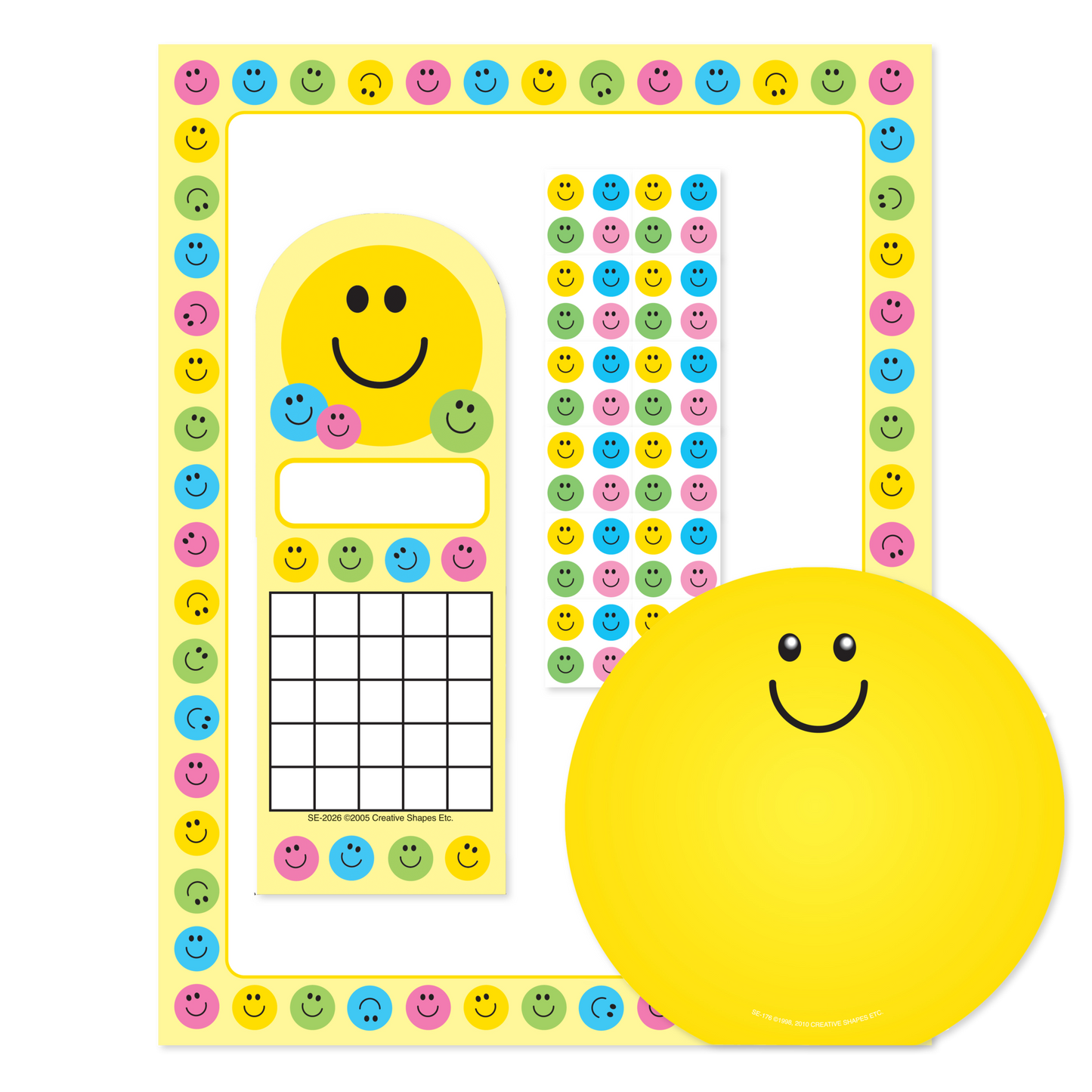 SHAPES ETC. Stationery Set - Smile