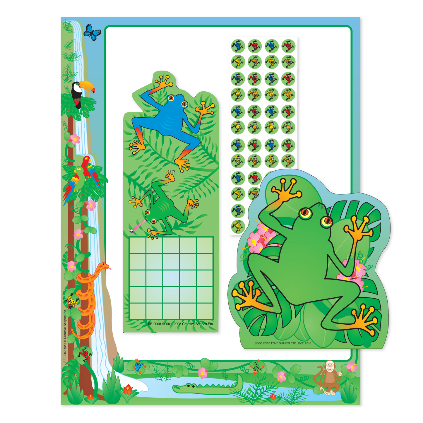 SHAPES ETC. Stationery Set - Rainforest